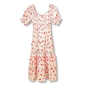 LoveShackFancy Floral Maxi Dress